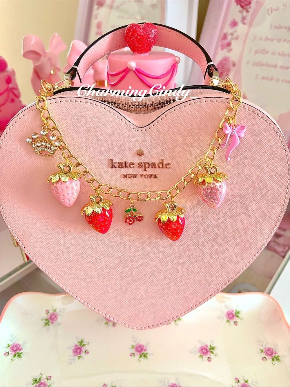 Royal Berry princess purse charm.